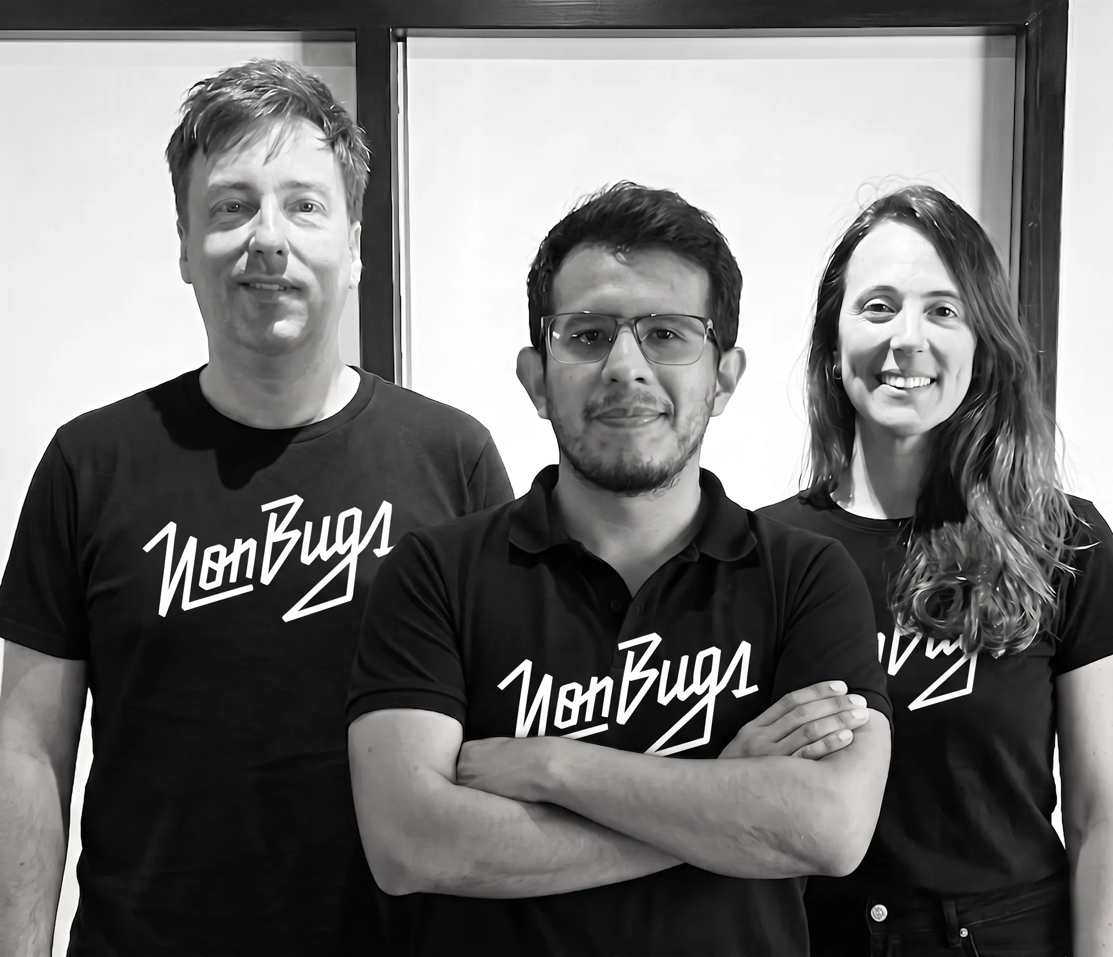 The three founding partners: Gustavo Casaño, Alejandra Muscolini and Franco Gregorio